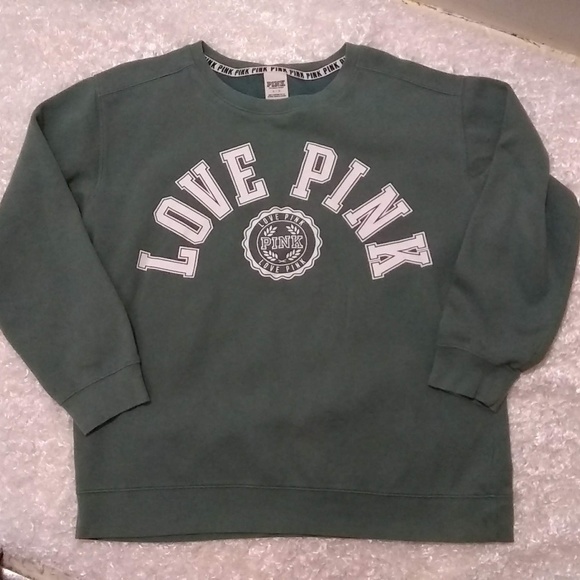 PINK Victoria's Secret Tops - ⬇️VS PINK LOGO Oversized Sweatshirt